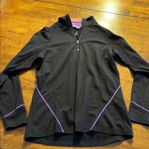 Ibex 100% Merino wool 1/4 zip Thermal base layer Top